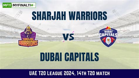 dubai capitals vs sharjah warriors match scorecard|Live Report & Scorecard of Dubai Capitals vs Sharjah Warriors .
